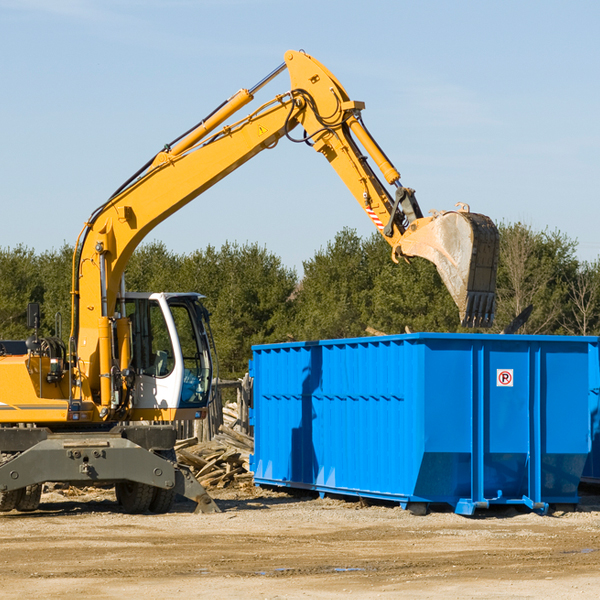 what size residential dumpster rentals are available in Sanctuary